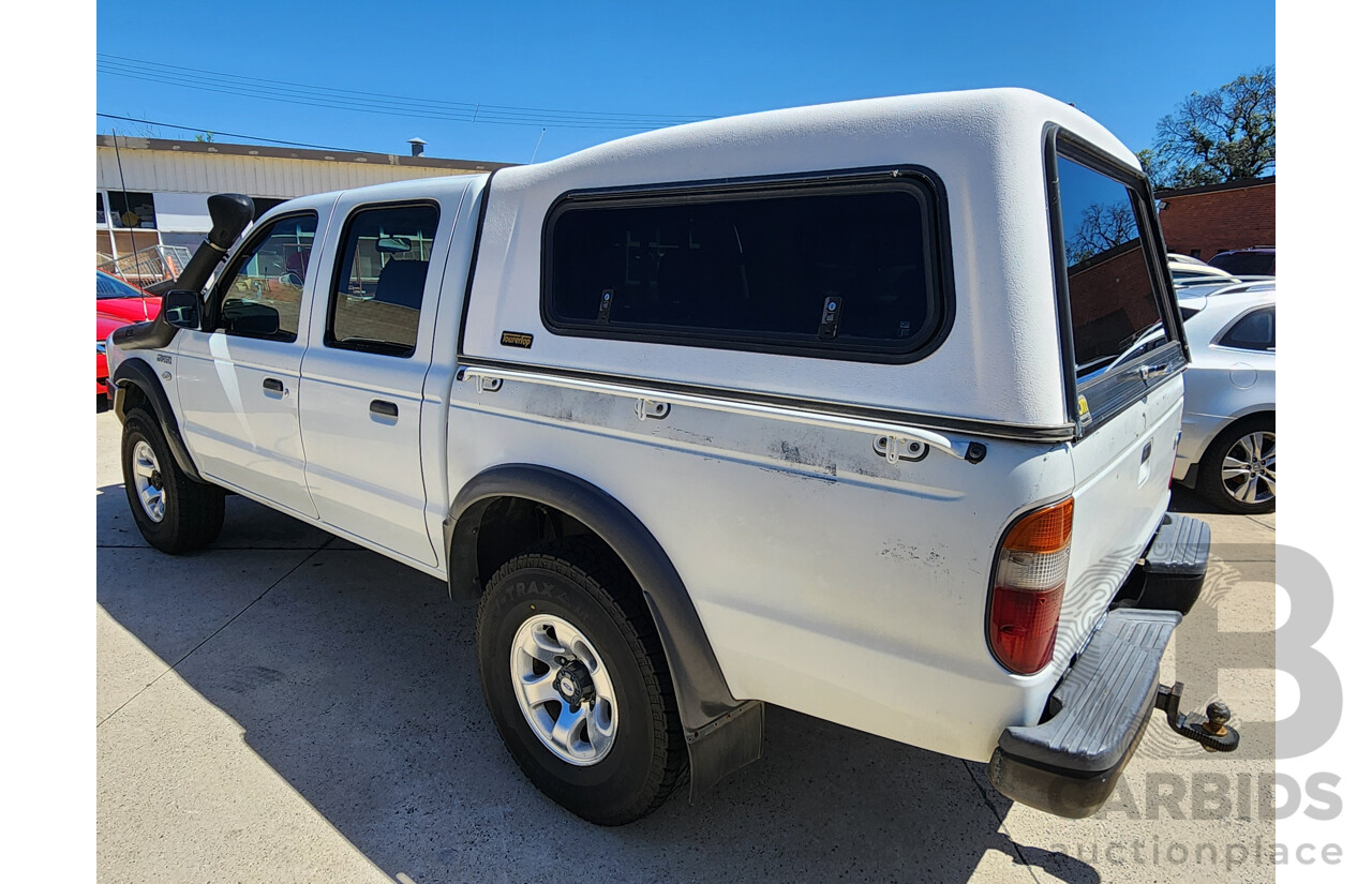 4/2005 Ford Courier GL (4x4) PH Crew Cab P/Up White 2.5L