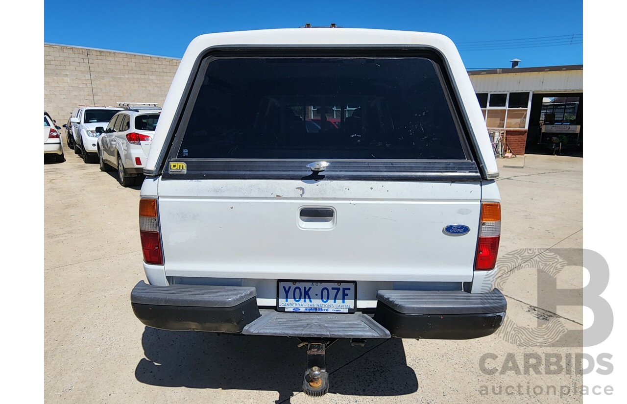 4/2005 Ford Courier GL (4x4) PH Crew Cab P/Up White 2.5L