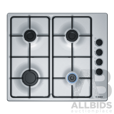 Bosch PBP6B5B80 60cm Stainless Steel Hob