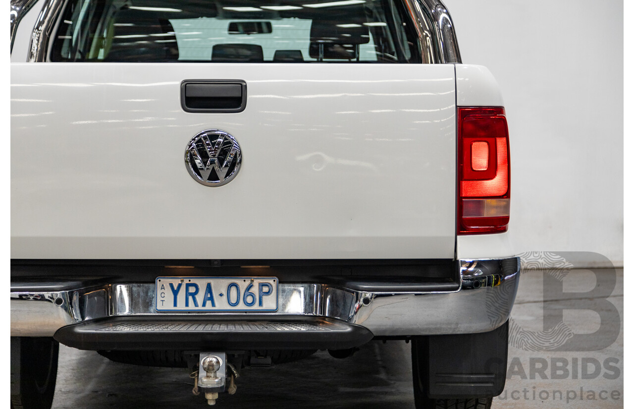 09/2020 Volkswagen Amarok TDI550 CORE 4MOTION (4x4) MY20 4d Dual Cab White Turbo Diesel V6 3.0L