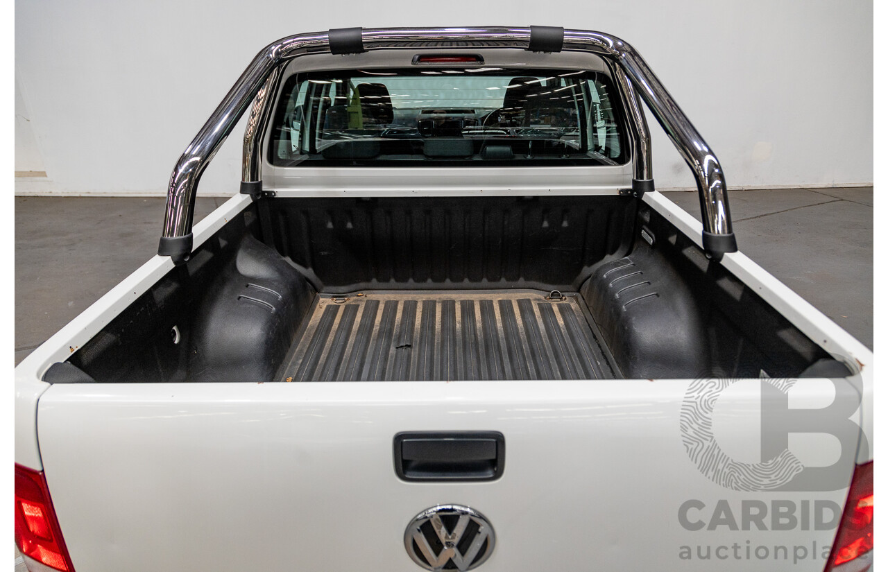 09/2020 Volkswagen Amarok TDI550 CORE 4MOTION (4x4) MY20 4d Dual Cab White Turbo Diesel V6 3.0L