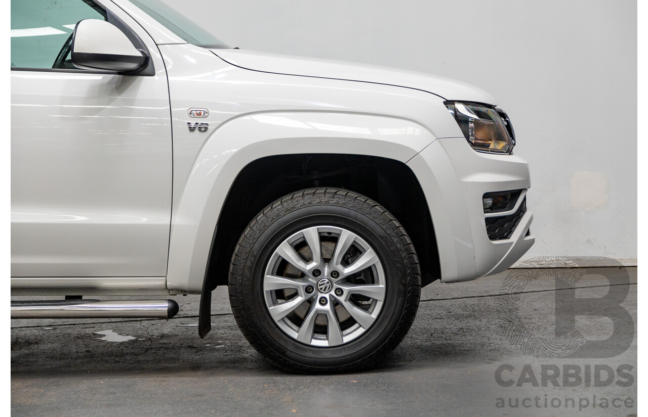 09/2020 Volkswagen Amarok TDI550 CORE 4MOTION (4x4) MY20 4d Dual Cab White Turbo Diesel V6 3.0L