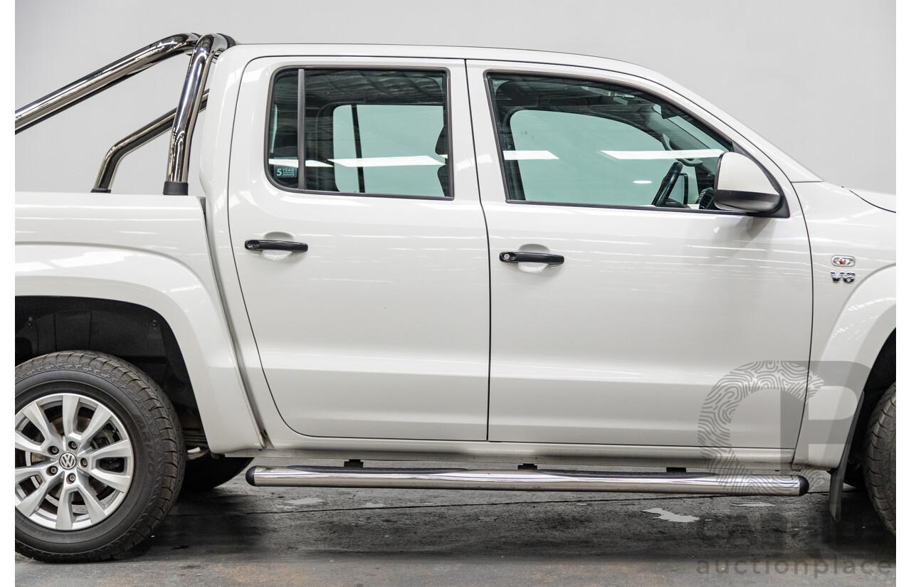 09/2020 Volkswagen Amarok TDI550 CORE 4MOTION (4x4) MY20 4d Dual Cab White Turbo Diesel V6 3.0L