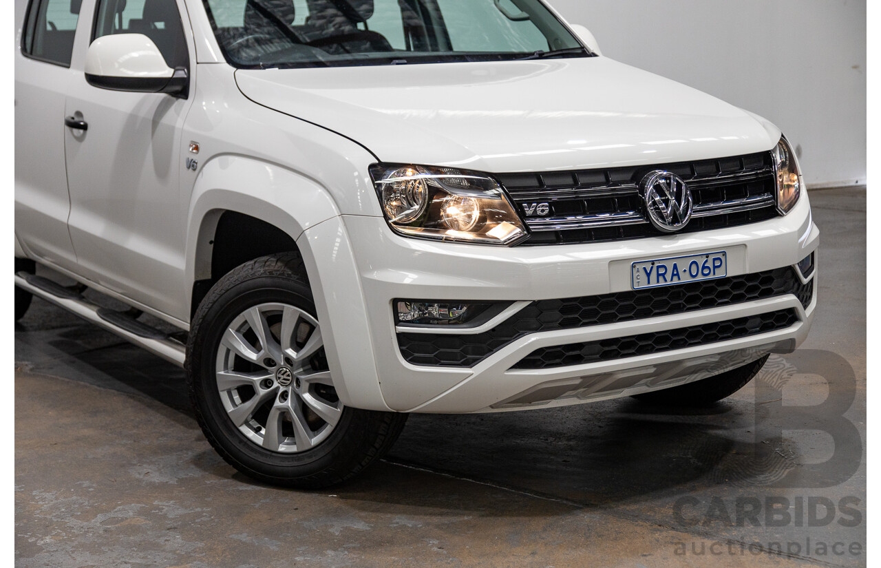 09/2020 Volkswagen Amarok TDI550 CORE 4MOTION (4x4) MY20 4d Dual Cab White Turbo Diesel V6 3.0L