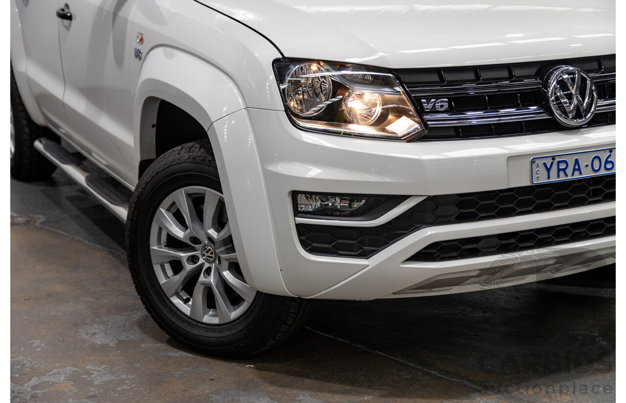 09/2020 Volkswagen Amarok TDI550 CORE 4MOTION (4x4) MY20 4d Dual Cab White Turbo Diesel V6 3.0L