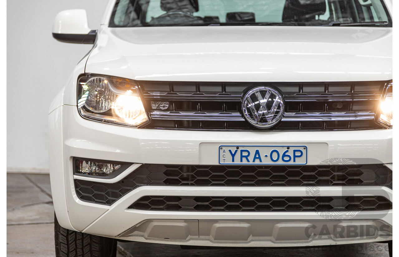 09/2020 Volkswagen Amarok TDI550 CORE 4MOTION (4x4) MY20 4d Dual Cab White Turbo Diesel V6 3.0L