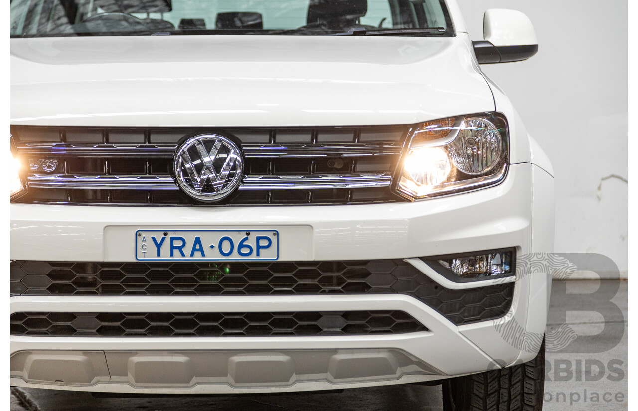 09/2020 Volkswagen Amarok TDI550 CORE 4MOTION (4x4) MY20 4d Dual Cab White Turbo Diesel V6 3.0L