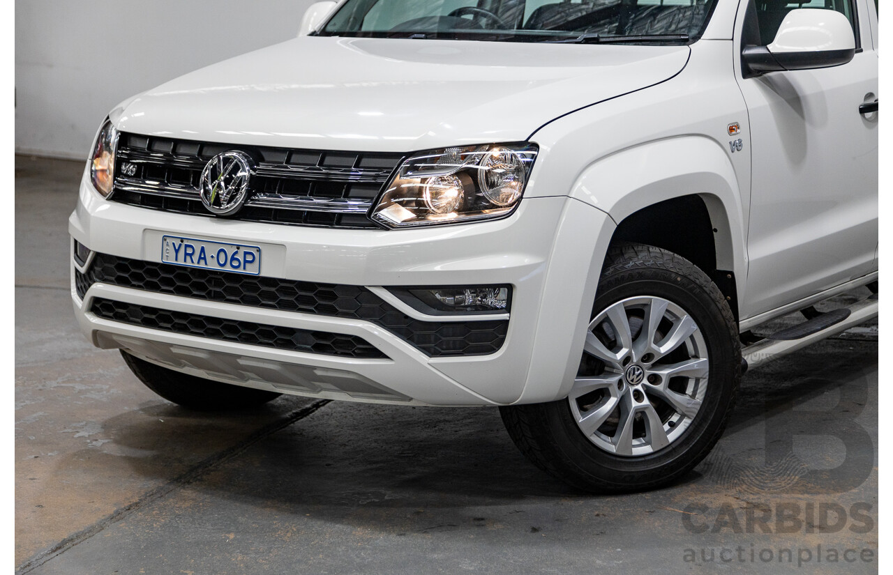 09/2020 Volkswagen Amarok TDI550 CORE 4MOTION (4x4) MY20 4d Dual Cab White Turbo Diesel V6 3.0L