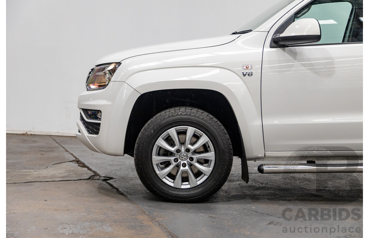 09/2020 Volkswagen Amarok TDI550 CORE 4MOTION (4x4) MY20 4d Dual Cab White Turbo Diesel V6 3.0L