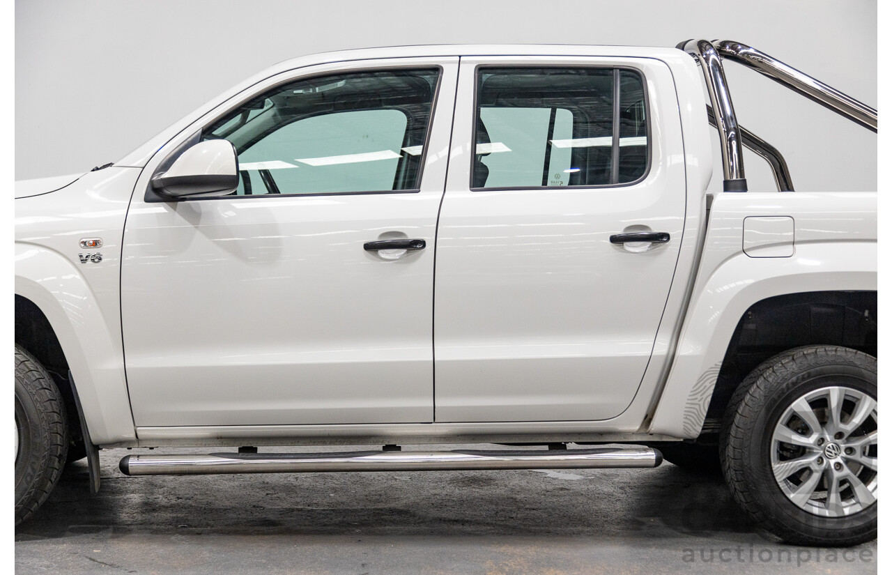 09/2020 Volkswagen Amarok TDI550 CORE 4MOTION (4x4) MY20 4d Dual Cab White Turbo Diesel V6 3.0L