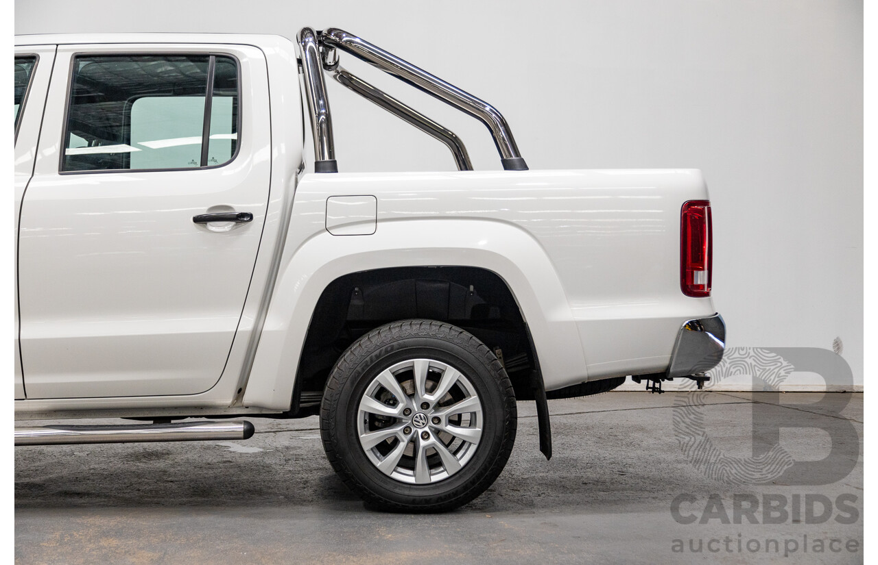 09/2020 Volkswagen Amarok TDI550 CORE 4MOTION (4x4) MY20 4d Dual Cab White Turbo Diesel V6 3.0L