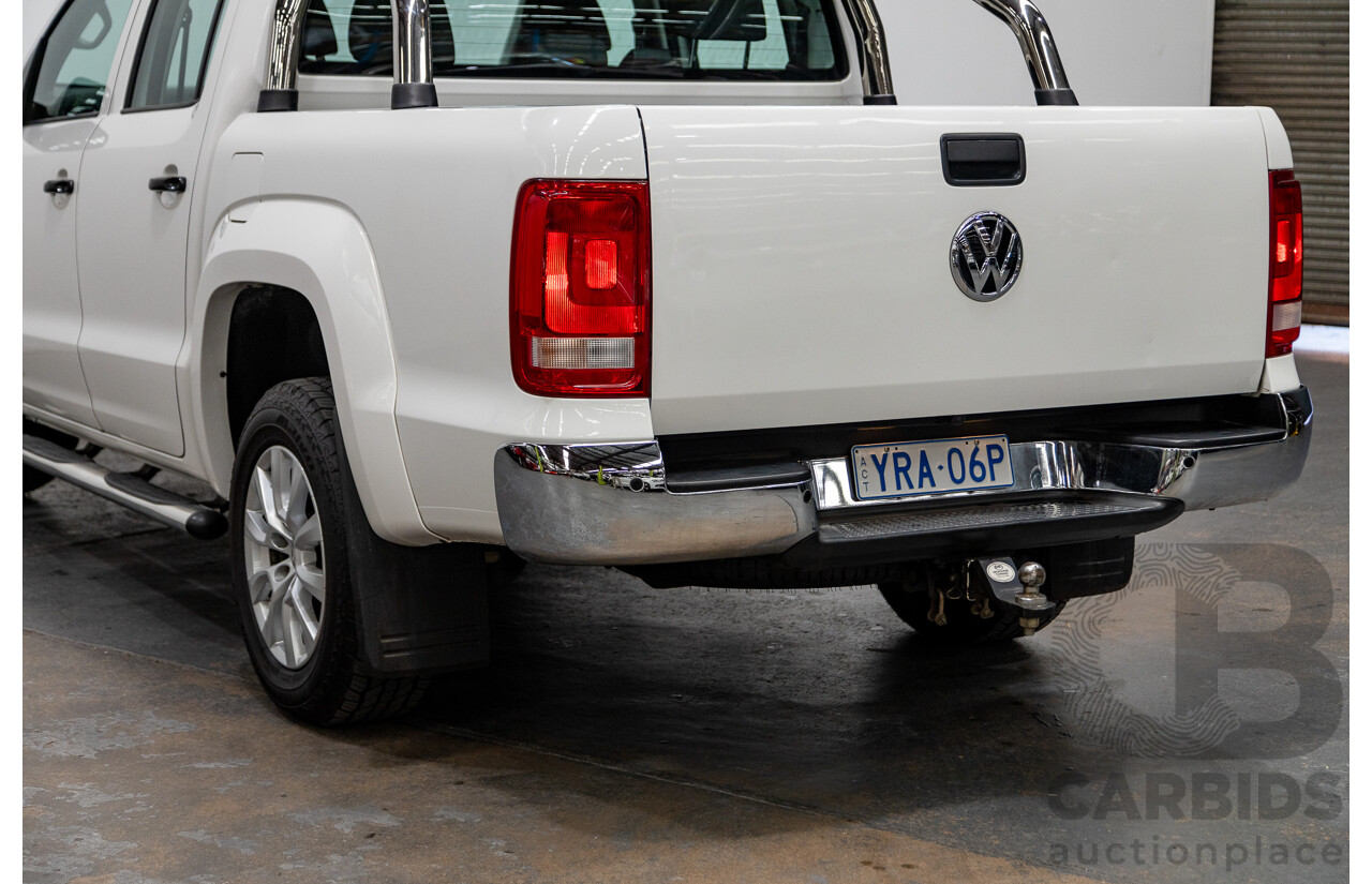 09/2020 Volkswagen Amarok TDI550 CORE 4MOTION (4x4) MY20 4d Dual Cab White Turbo Diesel V6 3.0L