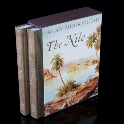 Alan Moorehead, The White Nile, The Blue Nile, Folio Society, 2001, Two Volume Hardcover Set in Slip Case