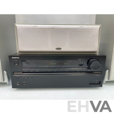 Onkyo AV Receiver and Surround Sound System