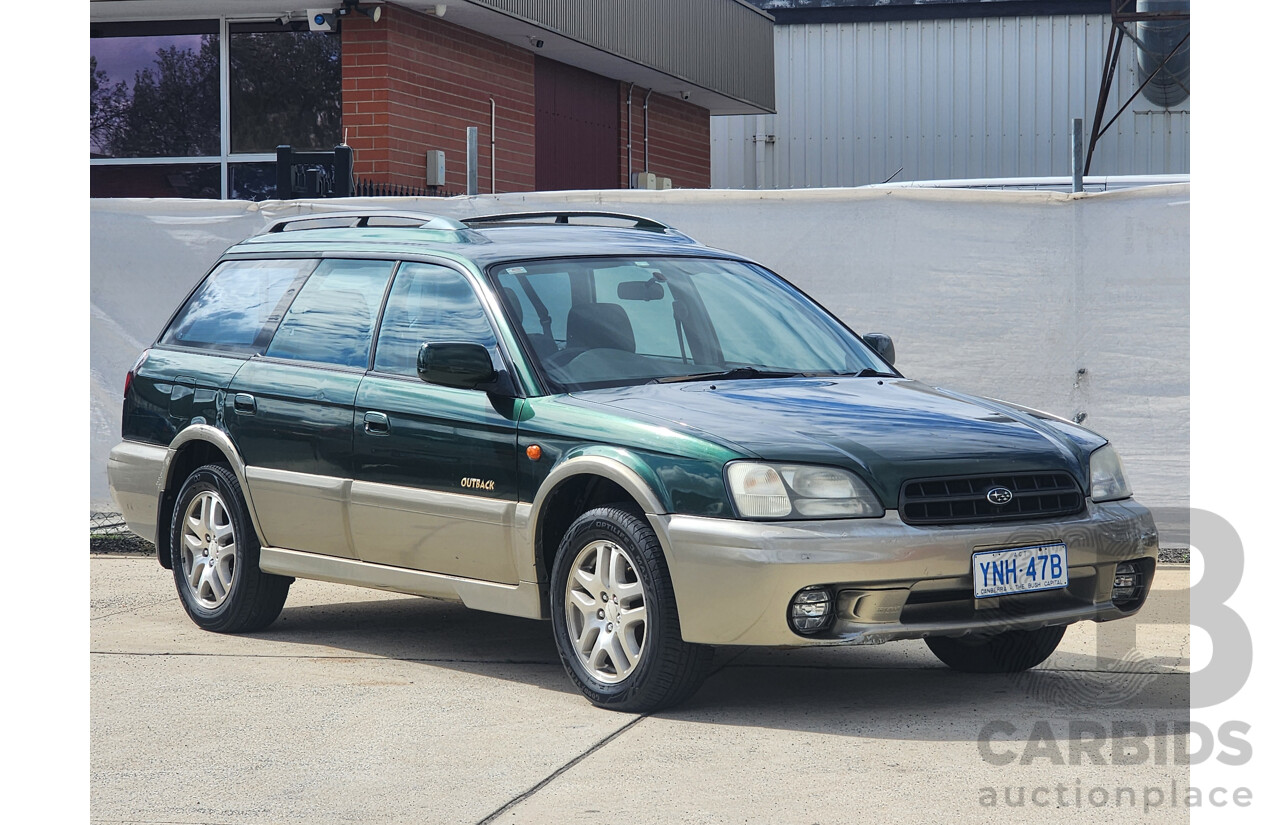 5/2001 Subaru Outback  MY01 4d Wagon Green 2.5L