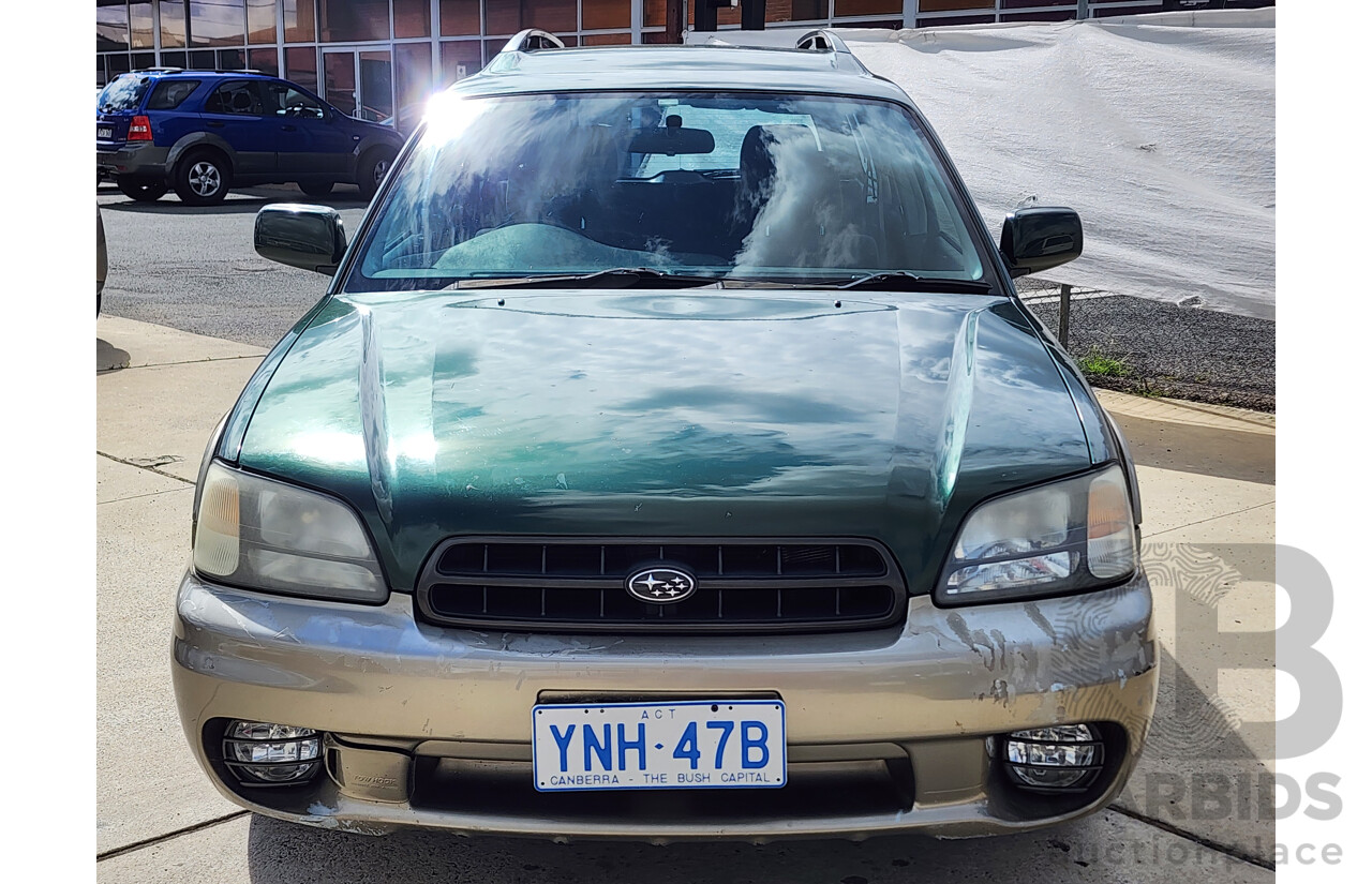 5/2001 Subaru Outback  MY01 4d Wagon Green 2.5L