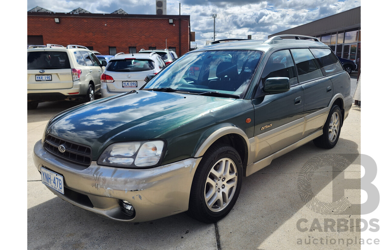 5/2001 Subaru Outback  MY01 4d Wagon Green 2.5L