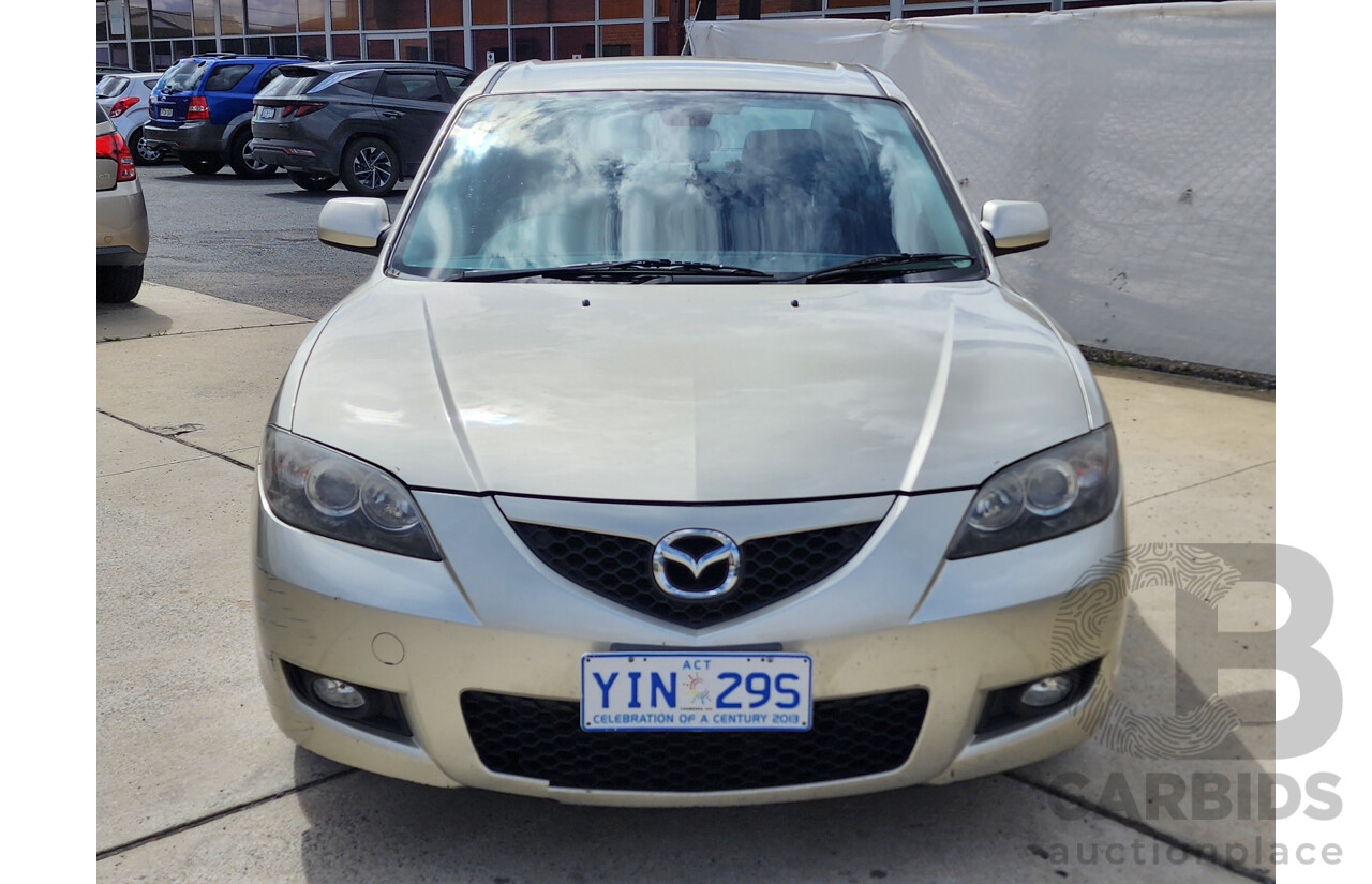 10/2007 Mazda Mazda3 Diesel BK 4d Sedan Beige 2.0L