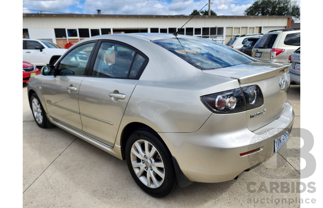 10/2007 Mazda Mazda3 Diesel BK 4d Sedan Beige 2.0L