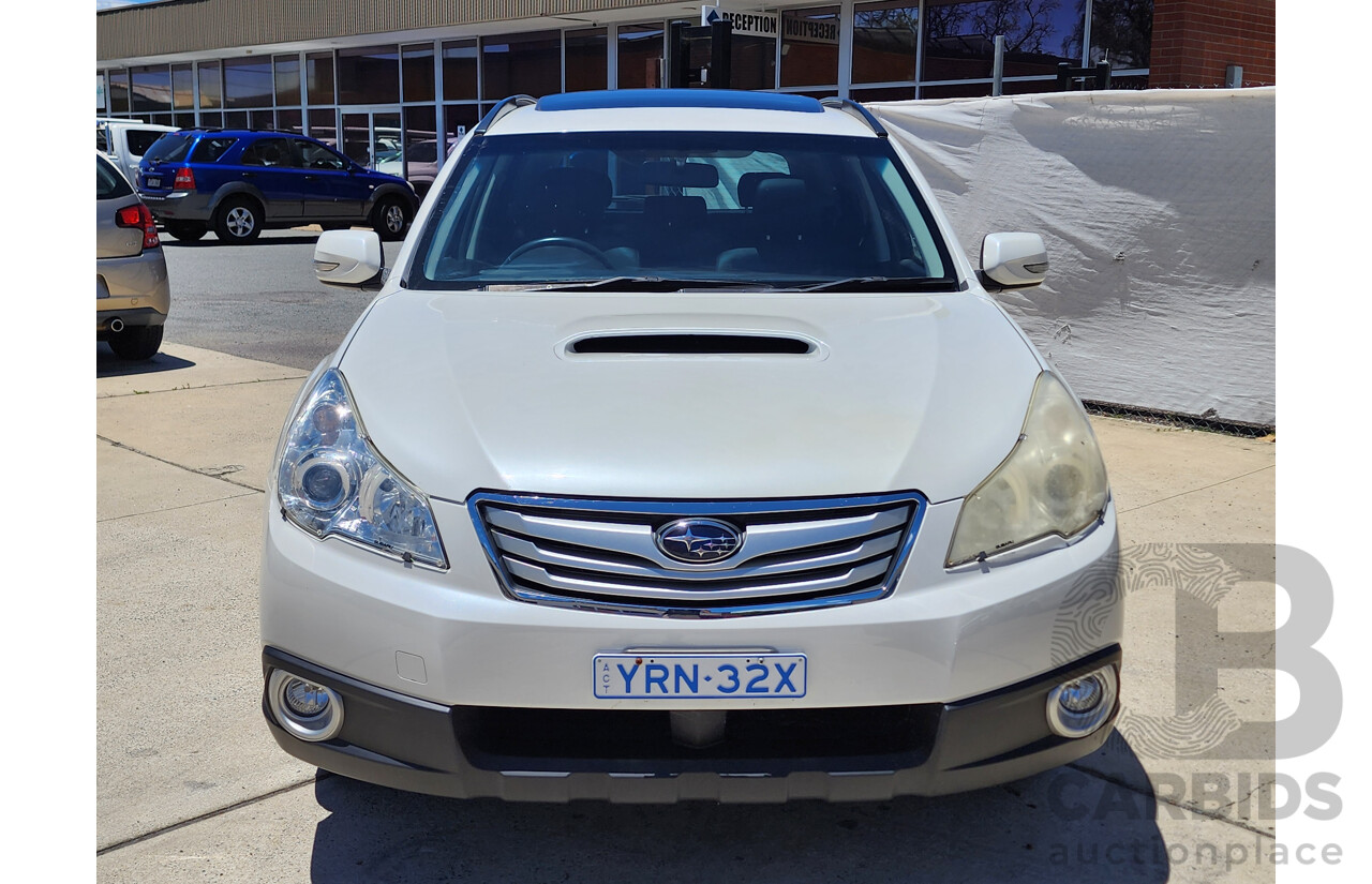 4/2010 Subaru Outback 2.0D Premium MY10 4d Wagon White 2.0L