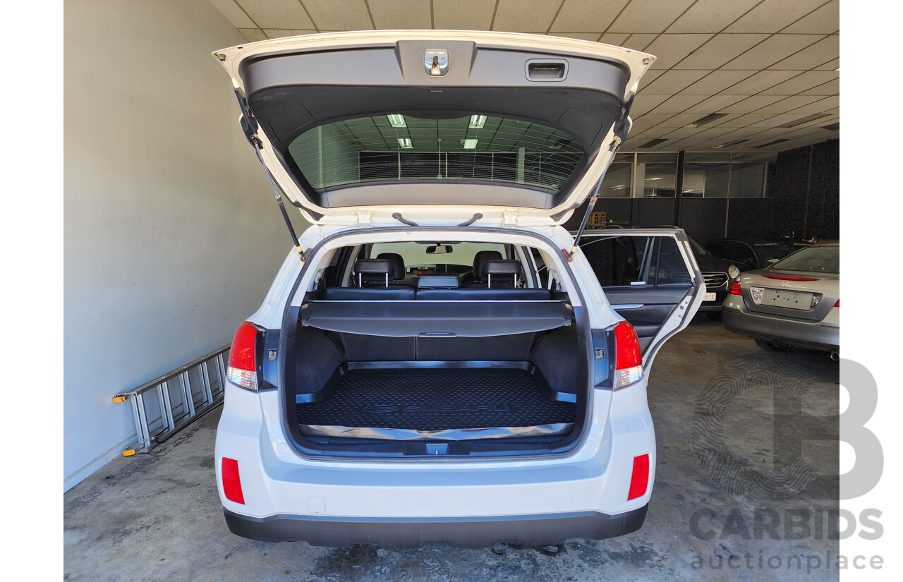 4/2010 Subaru Outback 2.0D Premium MY10 4d Wagon White 2.0L