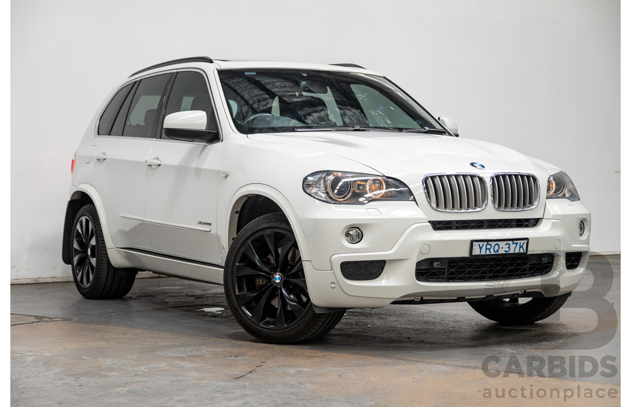 7/2009 BMW X5 Xdrive (4x4) 48i M-Sport pack E70 MY09 4d Wagon White V8 4.8L