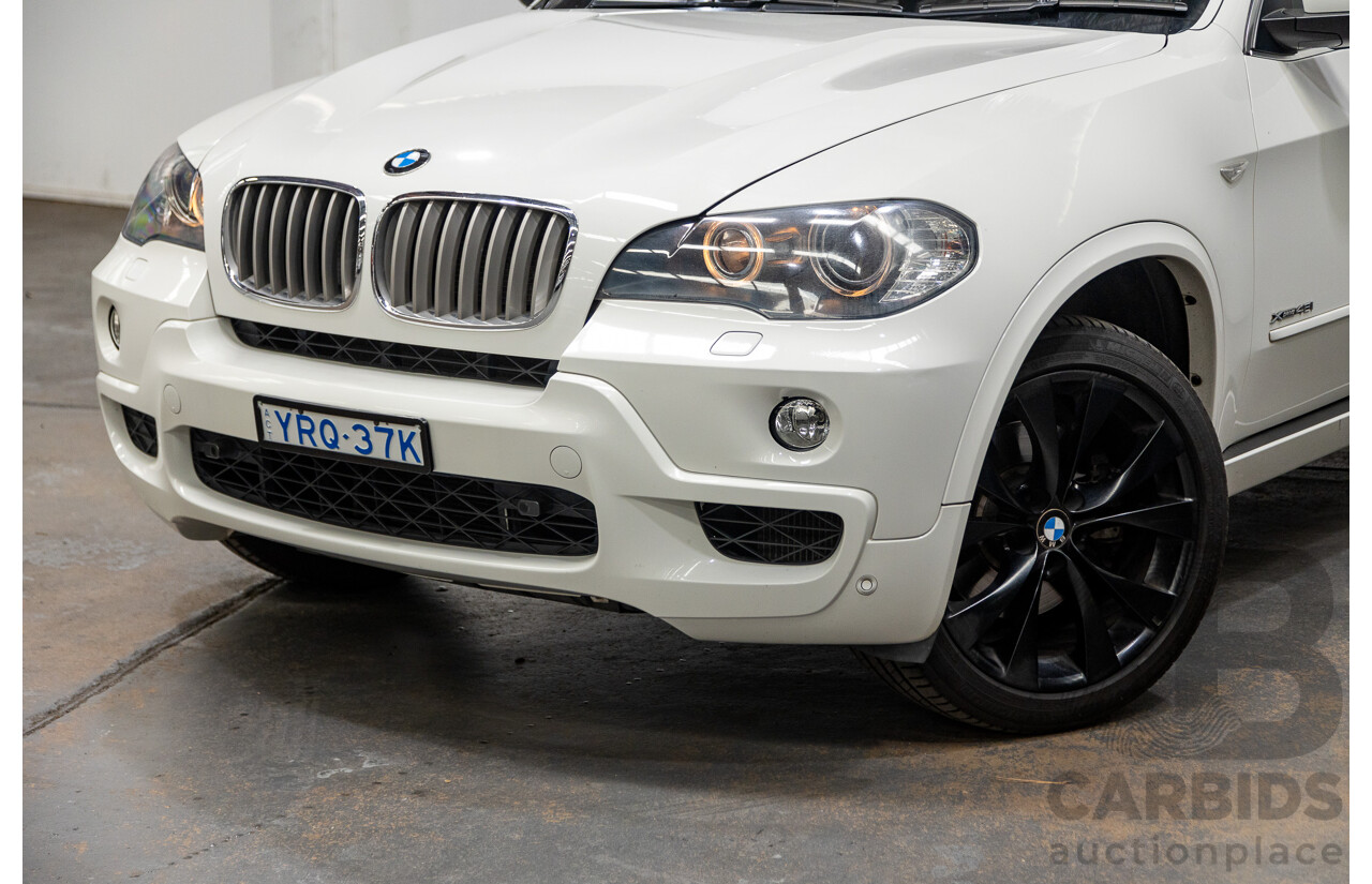 7/2009 BMW X5 Xdrive (4x4) 48i M-Sport pack E70 MY09 4d Wagon White V8 4.8L