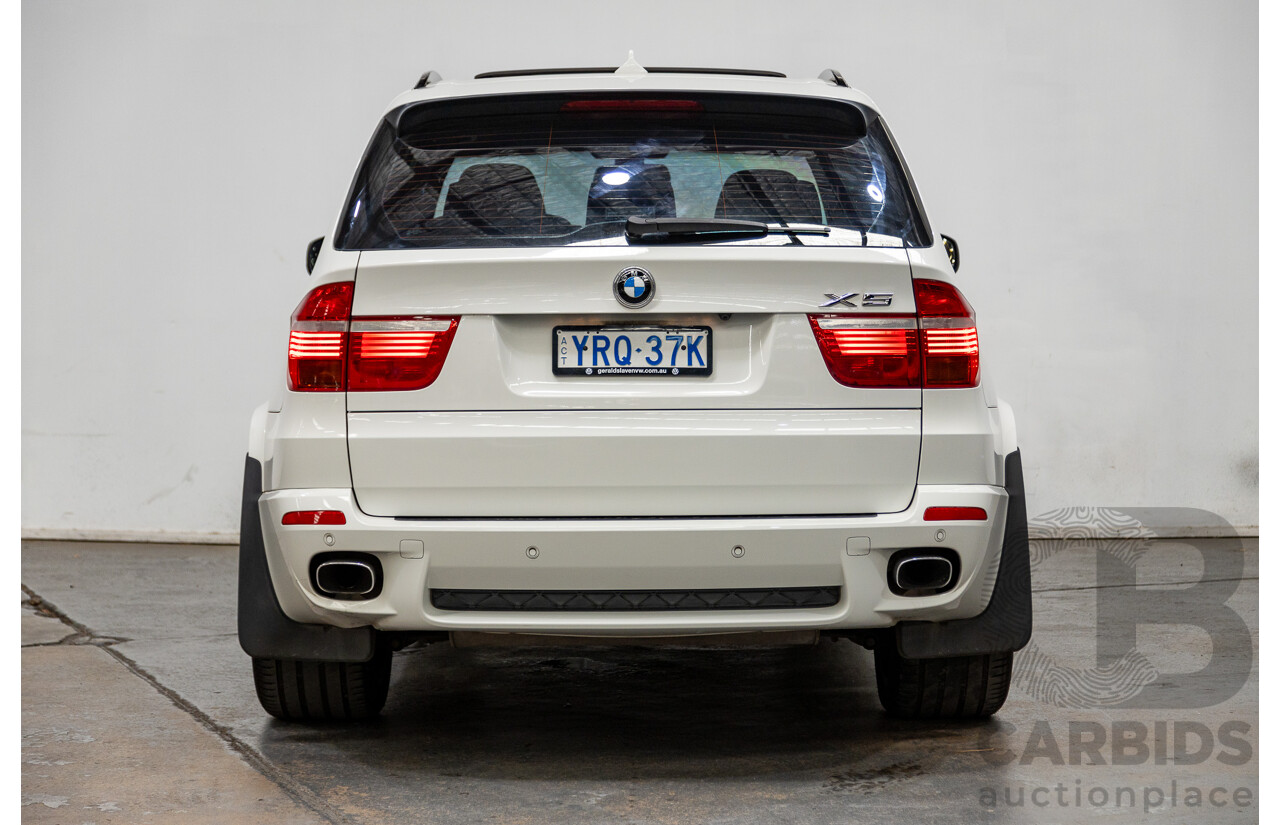 7/2009 BMW X5 Xdrive (4x4) 48i M-Sport pack E70 MY09 4d Wagon White V8 4.8L