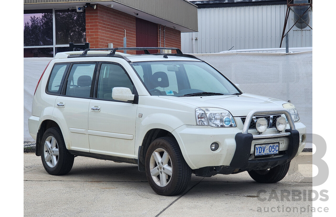 10/2004 Nissan X-Trail Ti (4x4) T30 4d Wagon White 2.5L