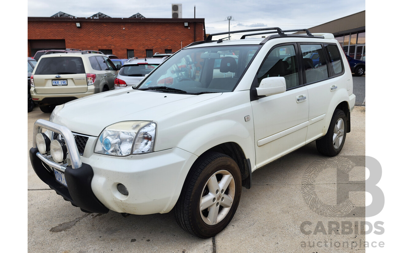 10/2004 Nissan X-Trail Ti (4x4) T30 4d Wagon White 2.5L