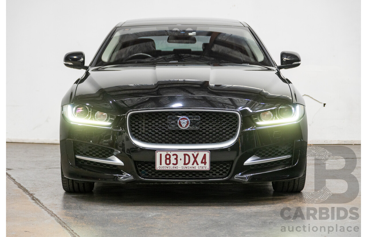 12/2015 Jaguar XE 25t R-Sport 4d Sedan Ultimate Black Metallic Turbo 2.0L