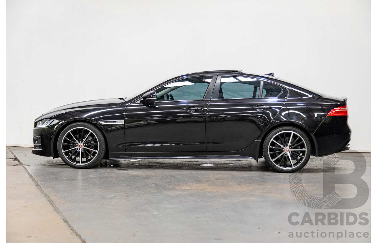 12/2015 Jaguar XE 25t R-Sport 4d Sedan Ultimate Black Metallic Turbo 2.0L