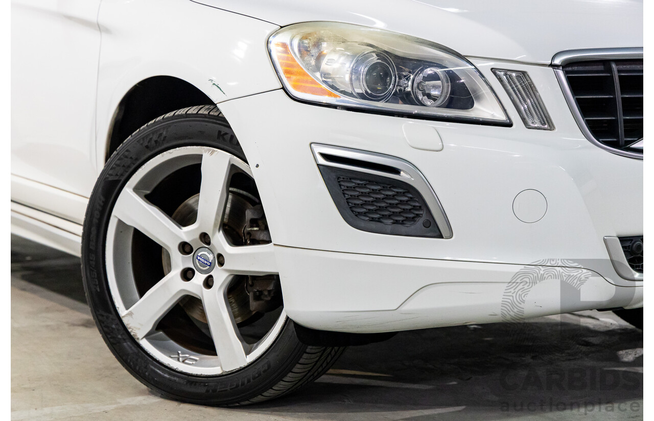 11/2011 Volvo XC60 D5 R-Design DZ MY12 4d Wagon Ice White Twin Turbo Diesel 2.4L