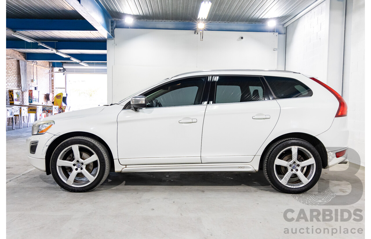 11/2011 Volvo XC60 D5 R-Design DZ MY12 4d Wagon Ice White Twin Turbo Diesel 2.4L