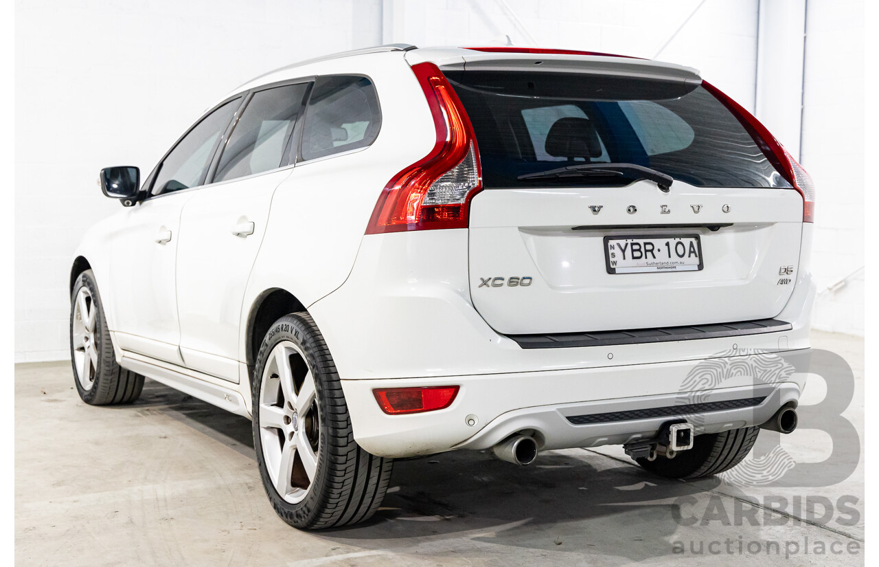 11/2011 Volvo XC60 D5 R-Design DZ MY12 4d Wagon Ice White Twin Turbo Diesel 2.4L