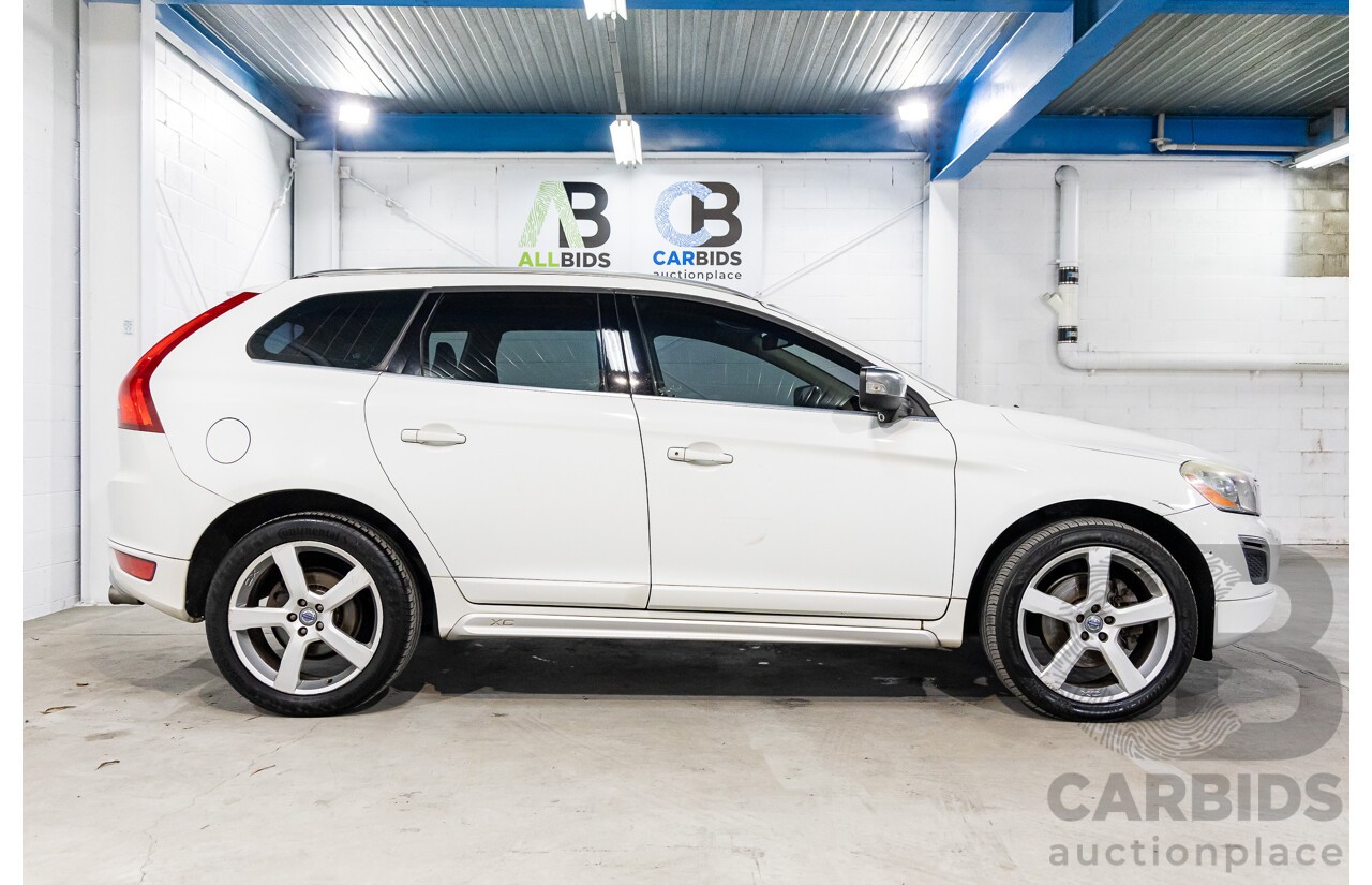 11/2011 Volvo XC60 D5 R-Design DZ MY12 4d Wagon Ice White Twin Turbo Diesel 2.4L