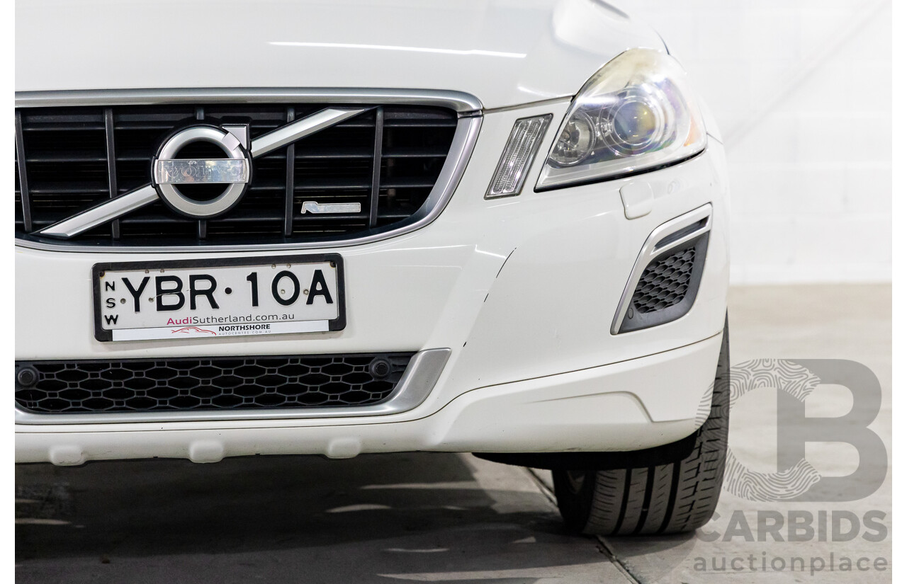 11/2011 Volvo XC60 D5 R-Design DZ MY12 4d Wagon Ice White Twin Turbo Diesel 2.4L