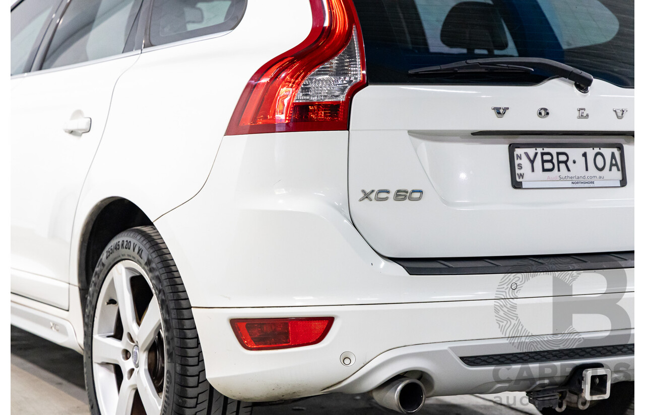 11/2011 Volvo XC60 D5 R-Design DZ MY12 4d Wagon Ice White Twin Turbo Diesel 2.4L