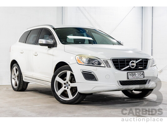 11/2011 Volvo XC60 D5 R-Design DZ MY12 4d Wagon Ice White Twin Turbo Diesel 2.4L