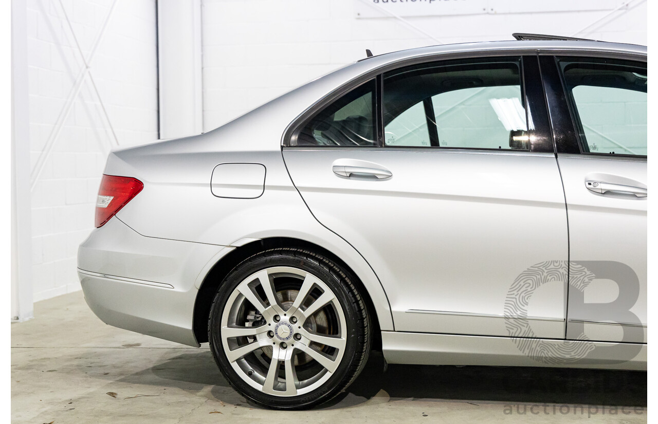 7/2011 Mercedes-Benz C250 CGI Avantgarde W204 MY10.5 4d Sedan Iridium Silver Metallic Turbo 1.8L