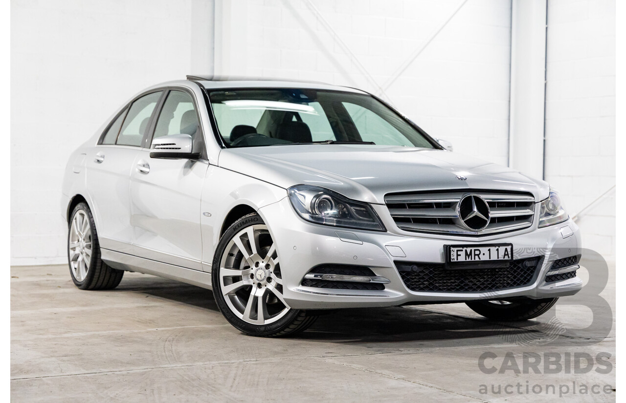 7/2011 Mercedes-Benz C250 CGI Avantgarde W204 MY10.5 4d Sedan Iridium Silver Metallic Turbo 1.8L