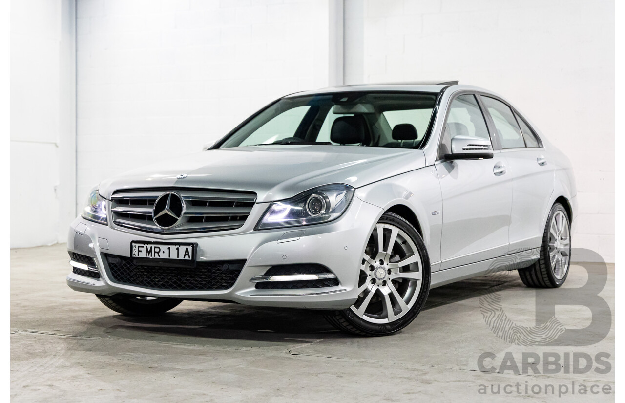 7/2011 Mercedes-Benz C250 CGI Avantgarde W204 MY10.5 4d Sedan Iridium Silver Metallic Turbo 1.8L