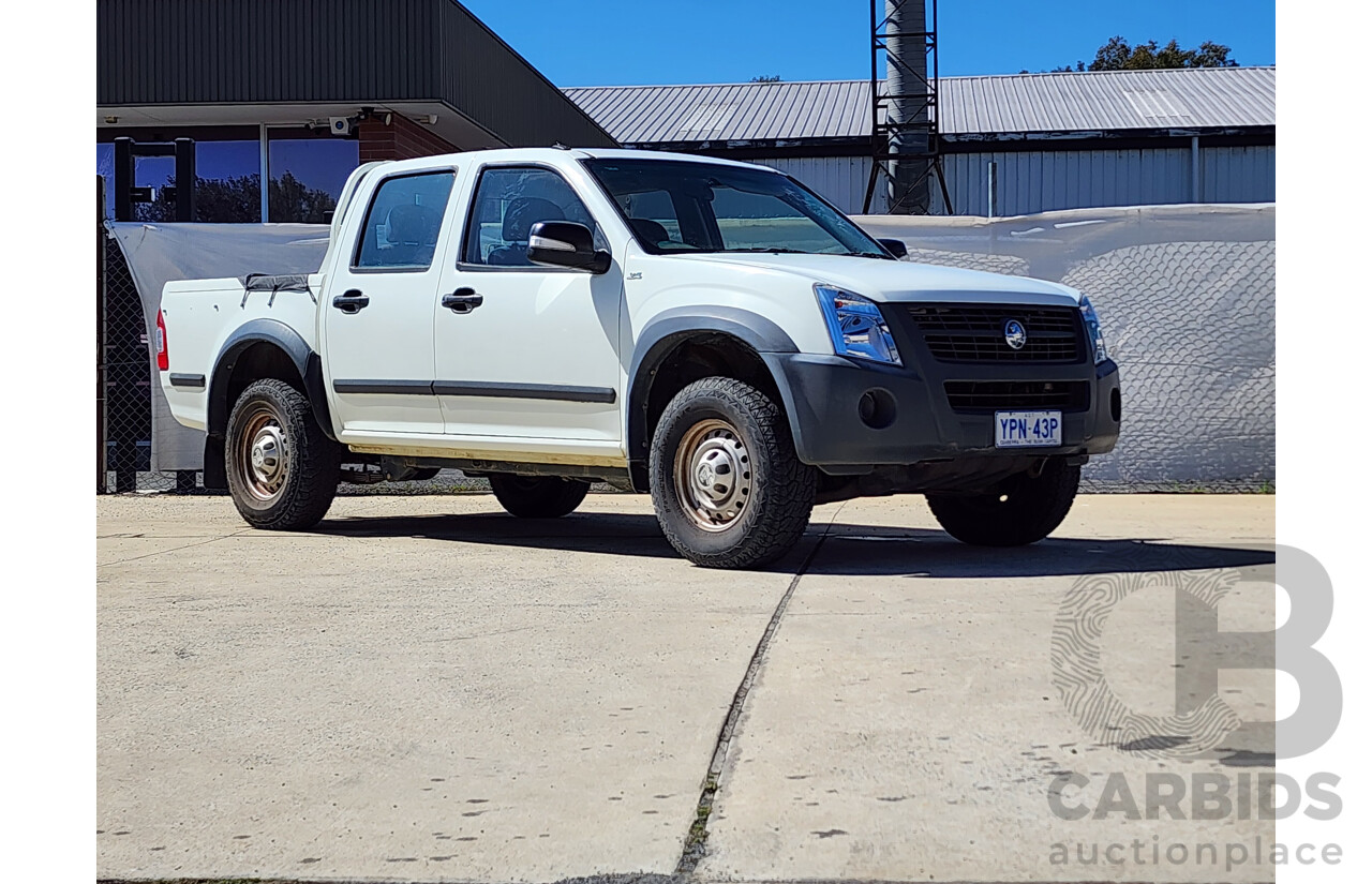 03/2008 Holden Rodeo LX RWD RA MY08 Crew Cab P/Up White 3.6L