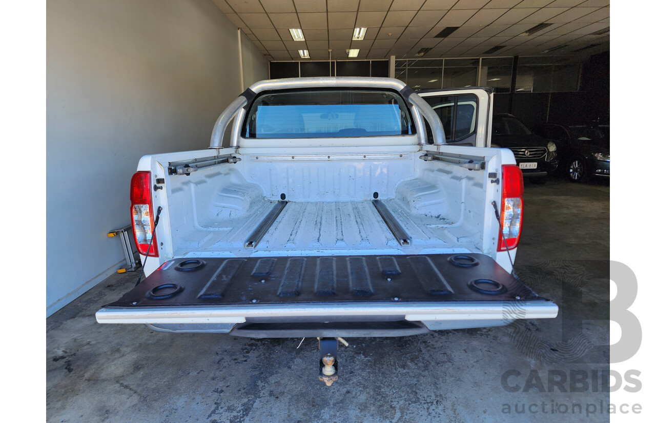 9/2009 Nissan Navara ST-X (4x4) D40 Dual Cab P/Up White 2.5L