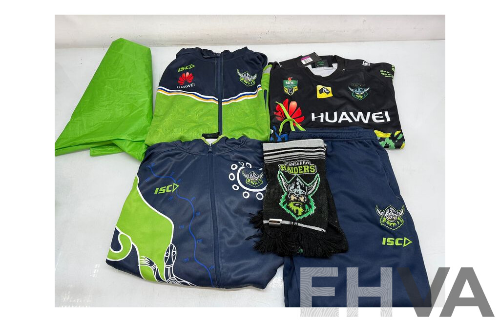 Canberra Raiders Clothing - Assorted Lot of 5