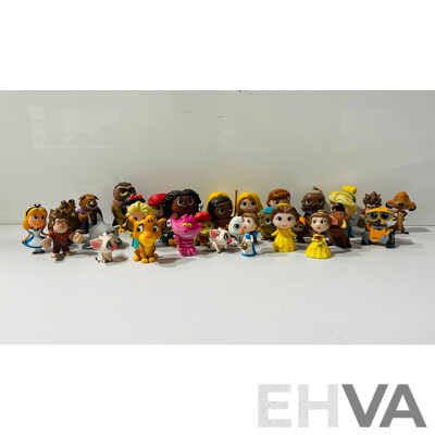 Collection of Disney Funko Mini Pops From Moana, Tangled, Wreck It Ralph and Many More