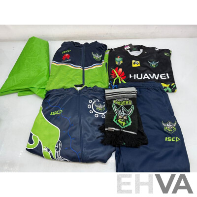 Canberra Raiders Clothing - Assorted Lot of 5