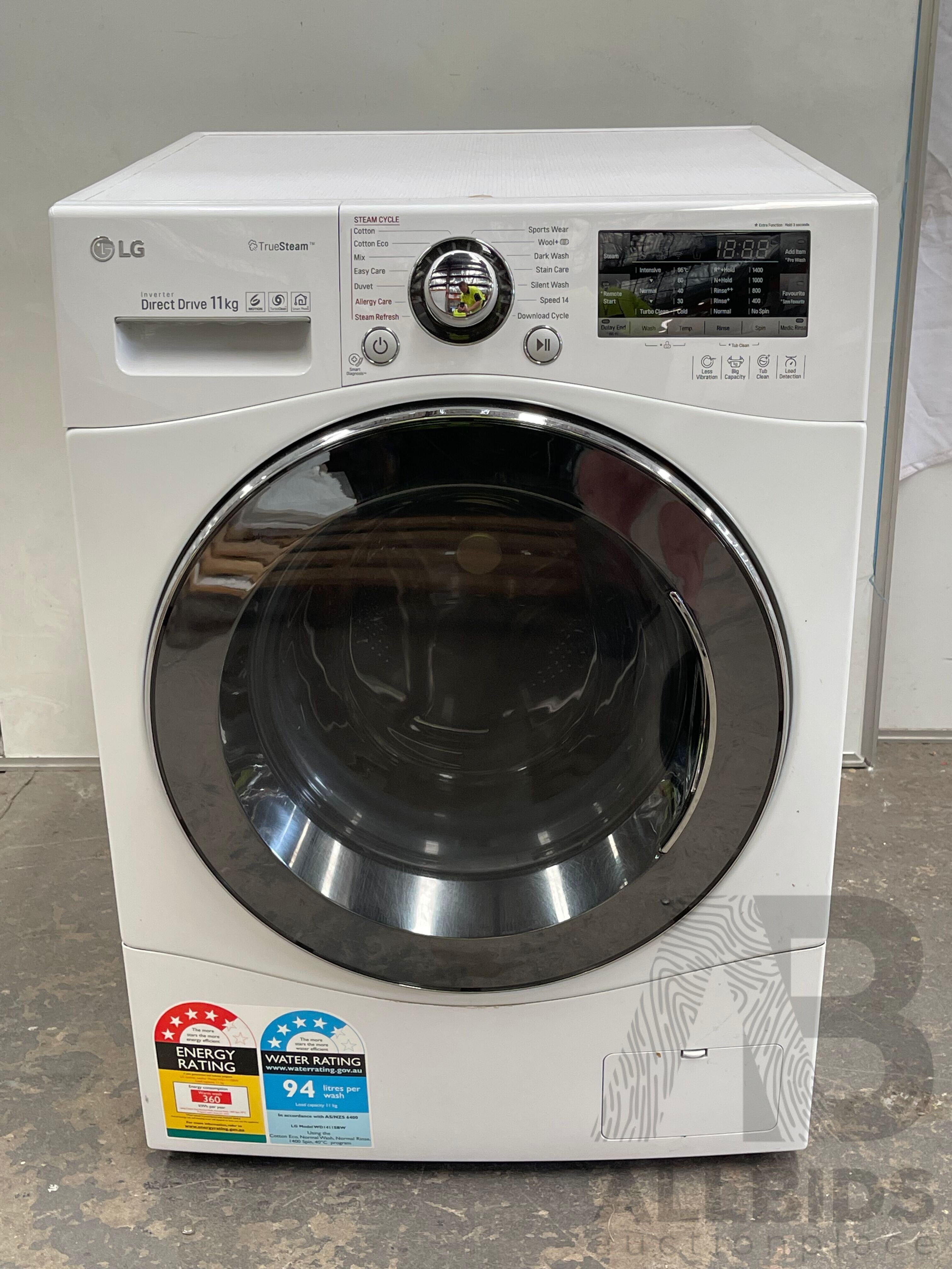 Lg wd1411sbw direct drive hotsell