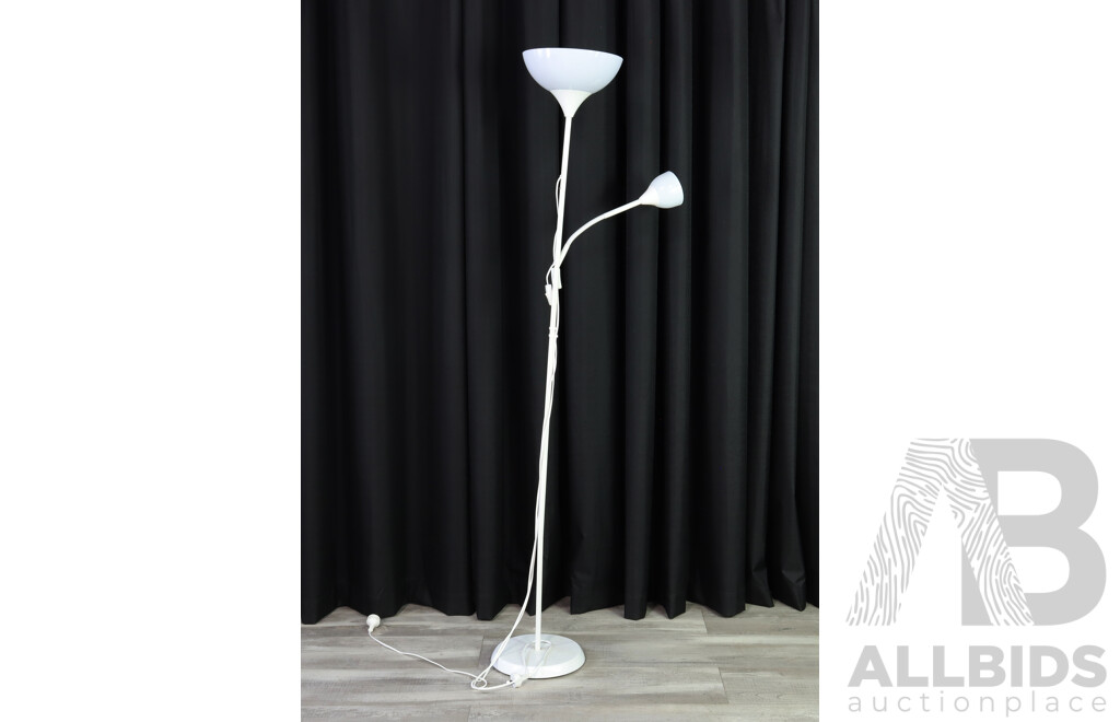 Modern Twin Shade Floor Lamp by Ikea