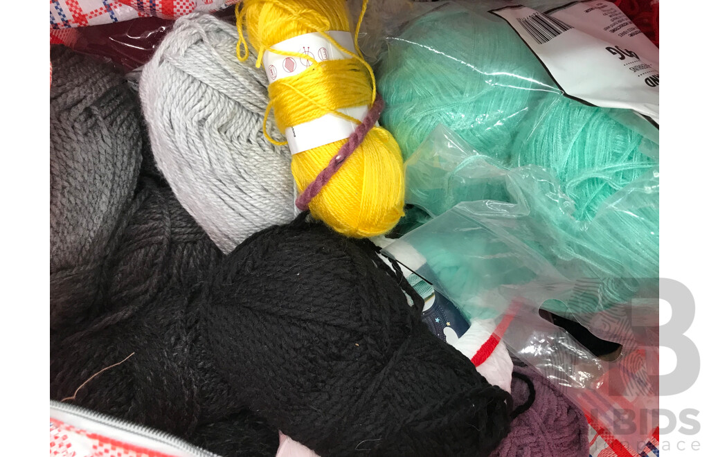 Bulk Lot of Assorted Yarns